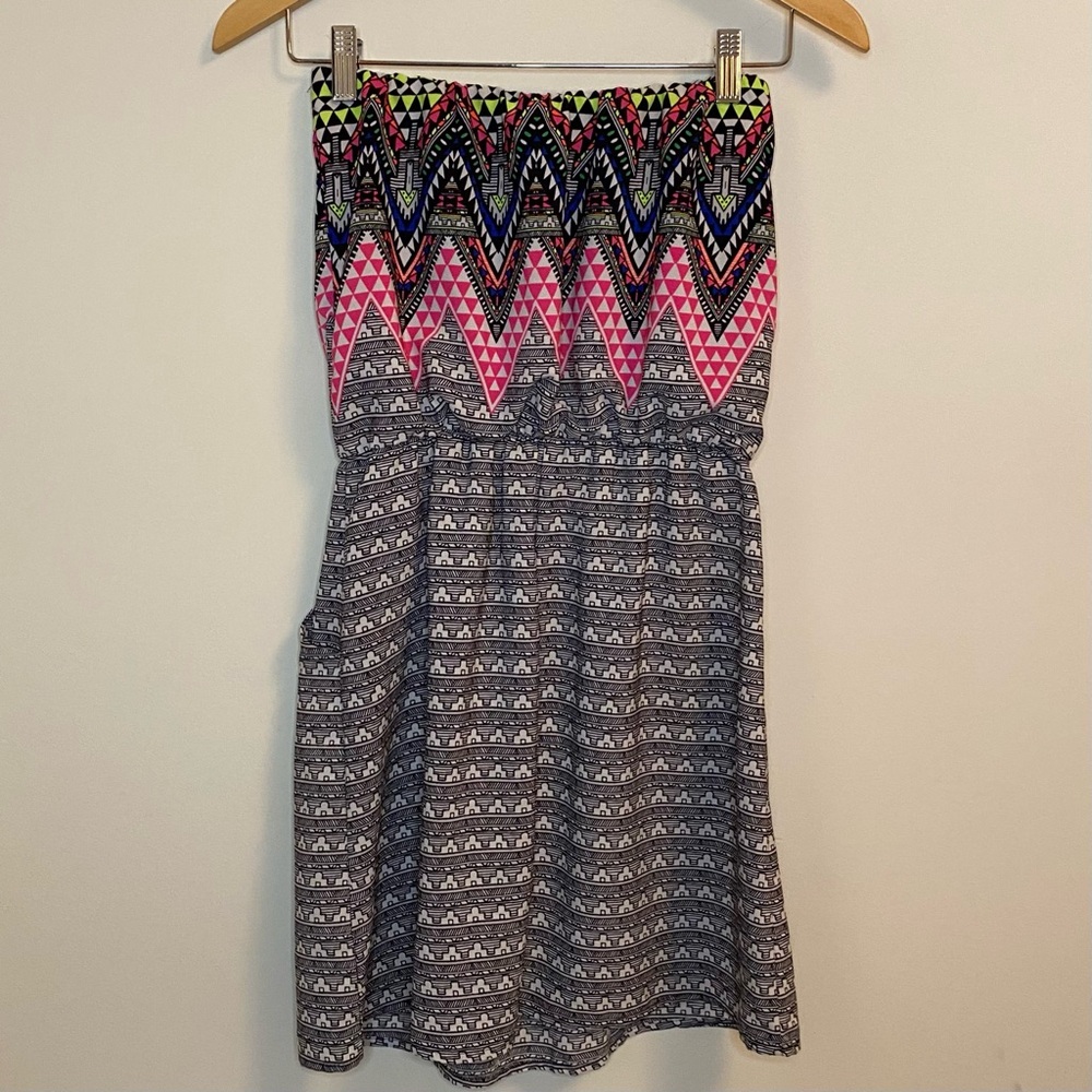 STRAPLESS DRESS With Pockets SMALL - Picture 5 of 5